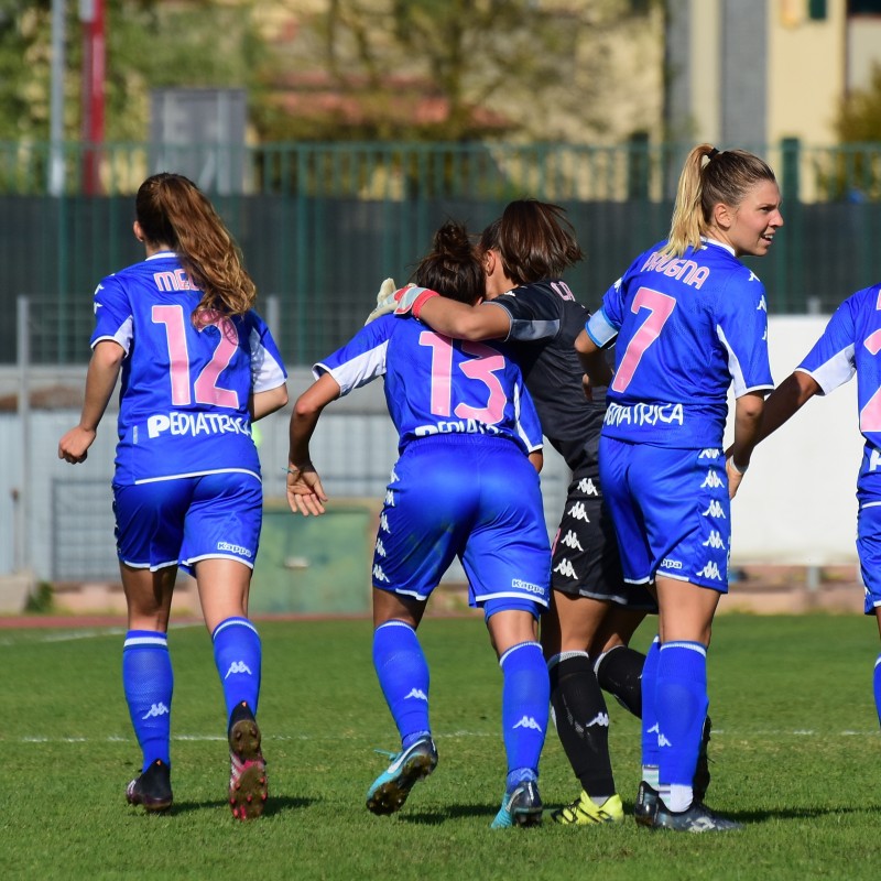Mella's Worn and Signed Kit, Empoli-Lazio 2021 - Breast Cancer Campaign