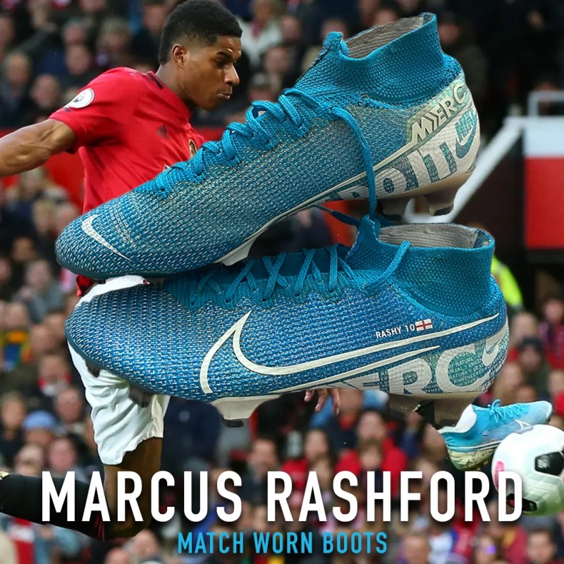 Marcus Rashford's Manchester United Match Worn Boots