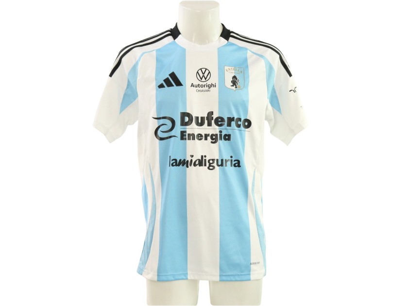 Maglia Lipani Virtus Entella vs SPAL Unwashed, 2025 - Autografata