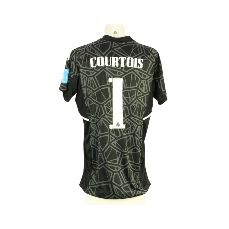 Maglia Courtois Real Madrid, preparata Club WC 2022