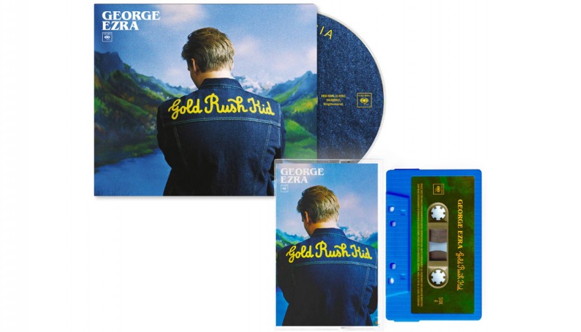 "Gold Rush Kid" Blue Cassette + CD Signed by George Ezra