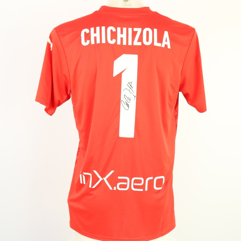 Chichizola's Unwashed Signed Shirt, Palermo vs Parma 2024