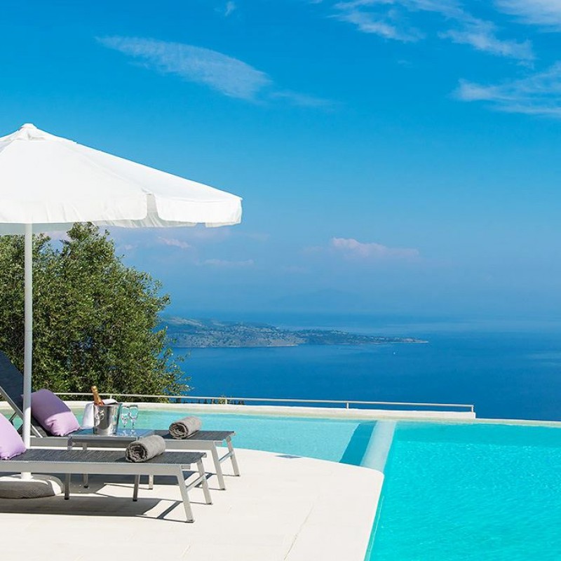1 Week Stay at a Villa in Corfu for 8 
