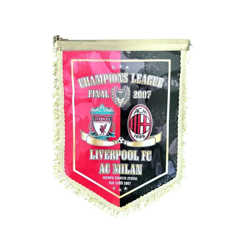 Official Pennant Liverpool vs Milan UCL Final 2007