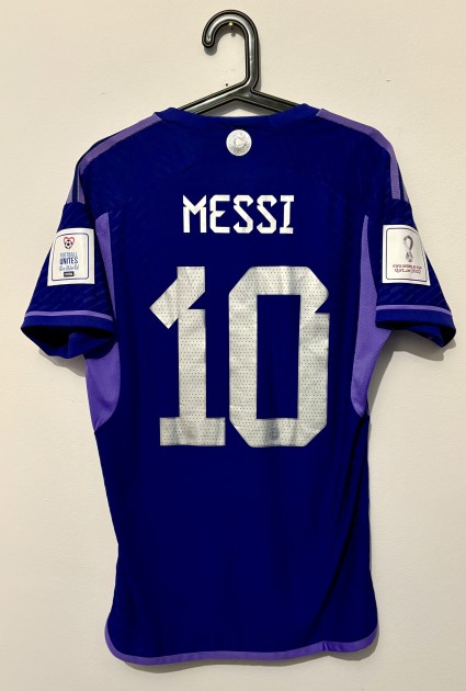 Lionel Messi’s Argentina vs Poland Match Shirt, 2022 World Cup