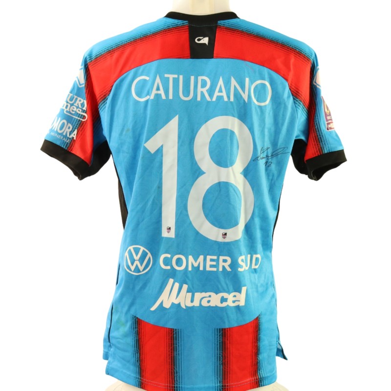 Maglia Caturano Unwashed Catania vs Siracusa, 2025 - Autografata