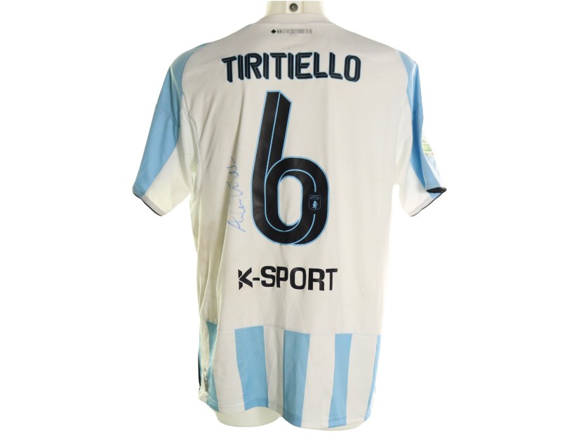 Tiritiello's Signed Unwashed Shirt, Virtus Entella vs Padova 2026