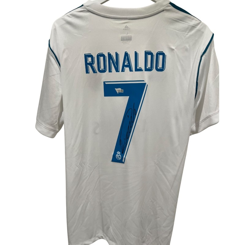 Cristiano Ronaldo's Real Madrid Signed Replica Shirt