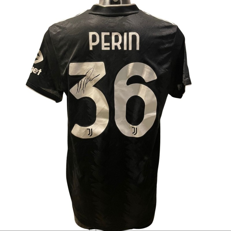 Perin's Juventus Signed Match-Issued Shirt, EL 2022/23