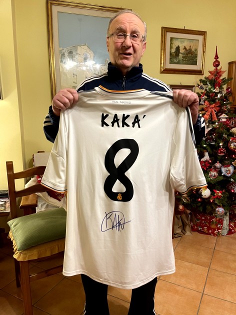 Kaka's Official Real Madrid Signed Shirt 2009/10 - CharityStars