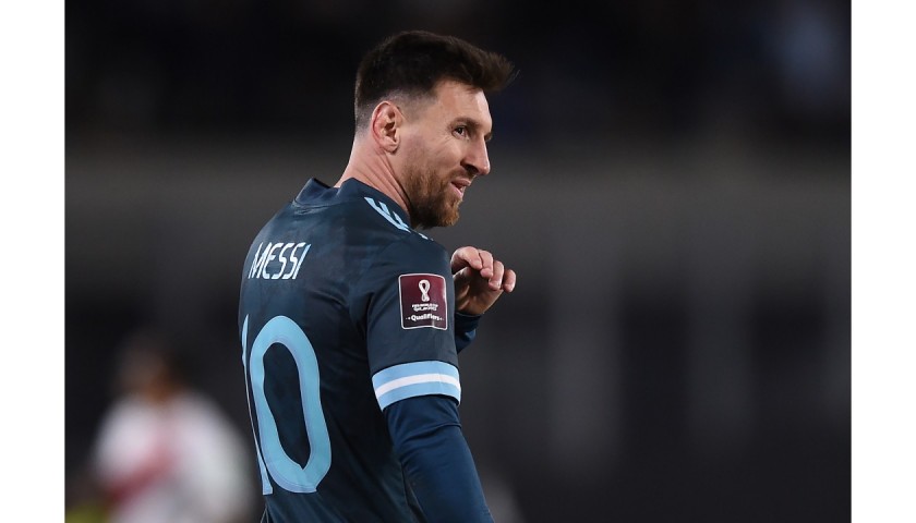 Messi's PSG Match-Issued Shirt, 2021/22 - Chinese New Year - CharityStars