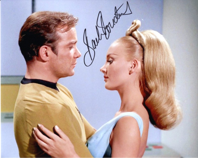 "Star Trek" Photograph signed by Barbara Bouchet