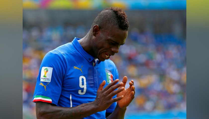 Balotelli's Official Italy Signed Shirt, 2014 