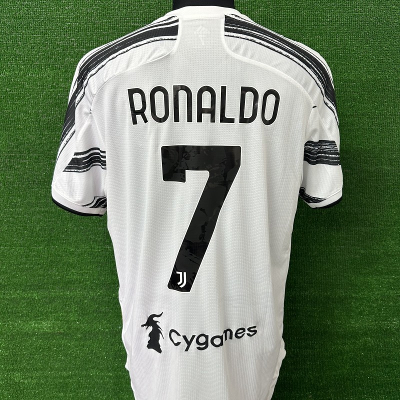 Cristiano Ronaldo's Juventus Match-Issued Shirt, 2020/21 - Special Region Patch