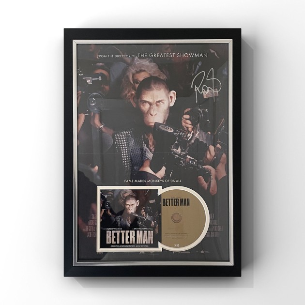 Robbie Williams Signed Display
