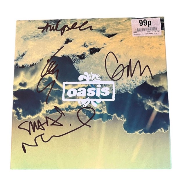 Oasis Signed The Shock Of The Lightening Box Set 
