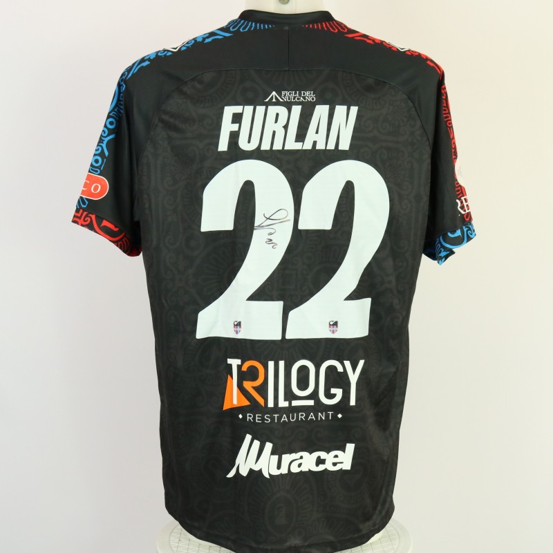 Furlan's Signed Match Shirt, Catania vs Padova - Coppa Italia Serie C 2024 Final