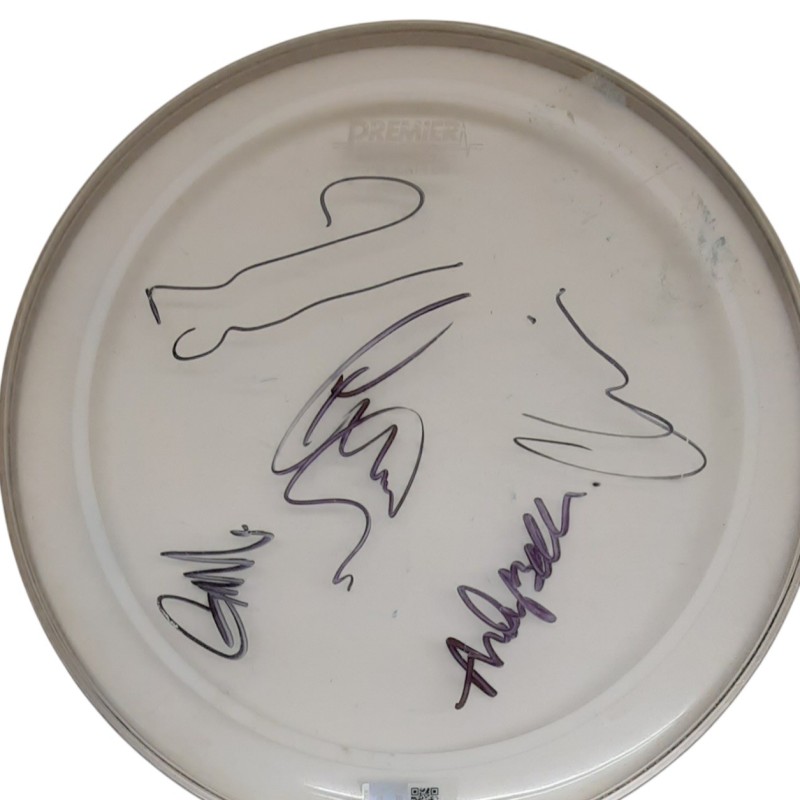 Oasis Signed Drumskin