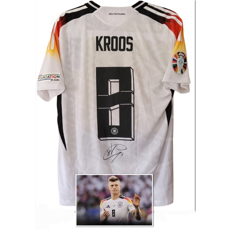 Maglia Gara Kroos Spagna vs Germania, EURO 2024 - Autografata