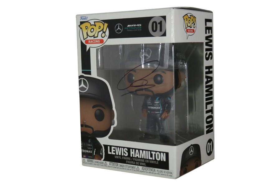 Lewis Hamilton's Mercedes signed Funko POP 