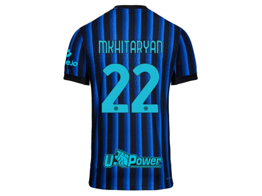 Mkhitaryan's Inter 2025/26 Signed with Personalized Dedication Shirt