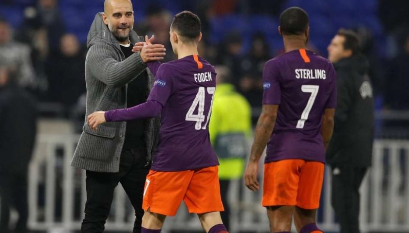Sterling's Manchester City Match Shorts Orange, Premier League 2018/19