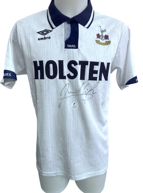Tottenham Hotspur Replica Shirt, 1991/92 - Signed by David Ginola