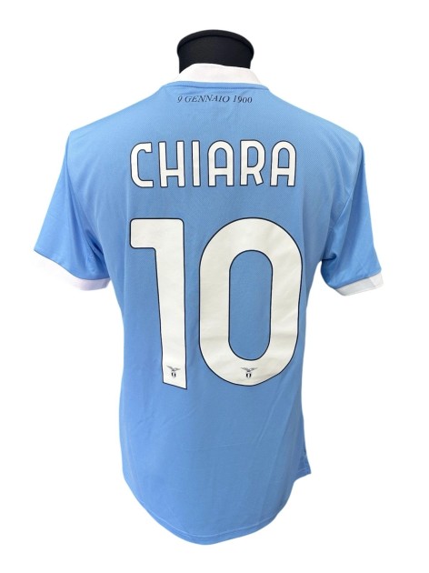 Zaccagni's Issued Shirt, Lazio vs Lecce 2025 - Women’s Names in the Fight Against Violence Against Women Special Edition