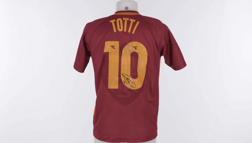 Francesco Totti's Roma Signed Shirt , 1997/1998 Season
