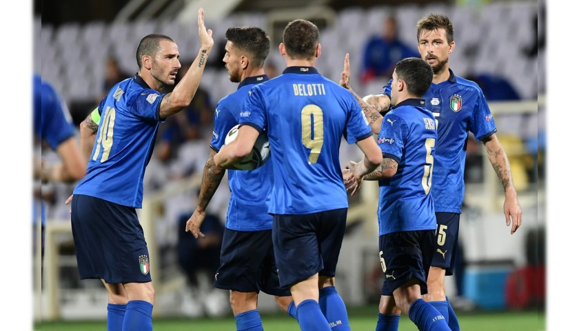 Chiellini's Match Shirt, Italy-Bosnia 2020