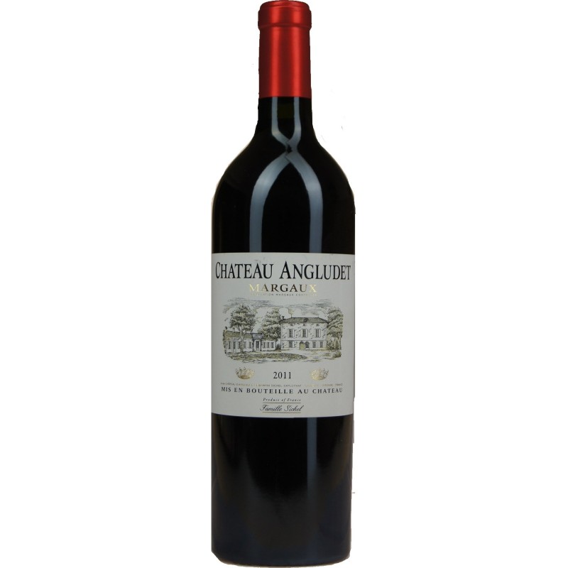 Half-Case/6 Bottles of Superb Red Wine: Château Angludet, Margaux, 2011 