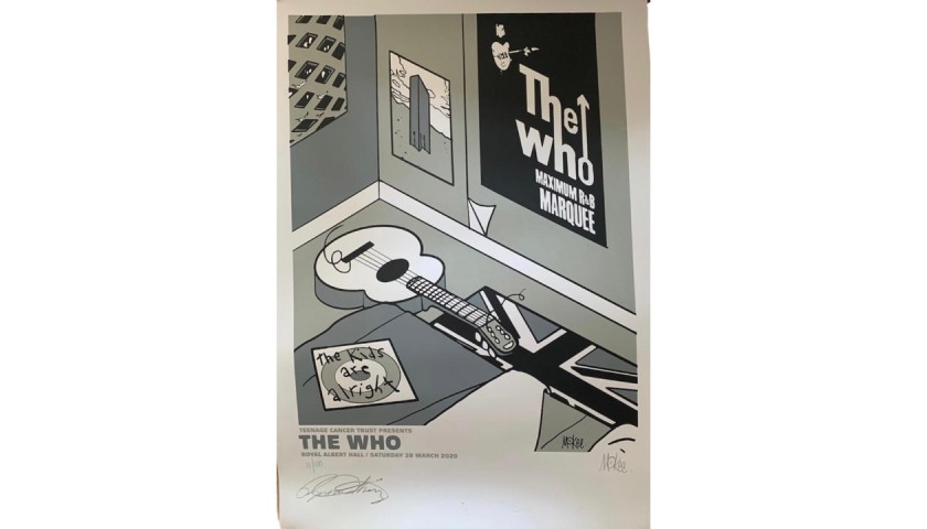 Pete McKee The Who Signed Official Lithograph