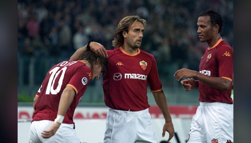 Batistuta's Roma Signed Match Shirt, 2002/03 