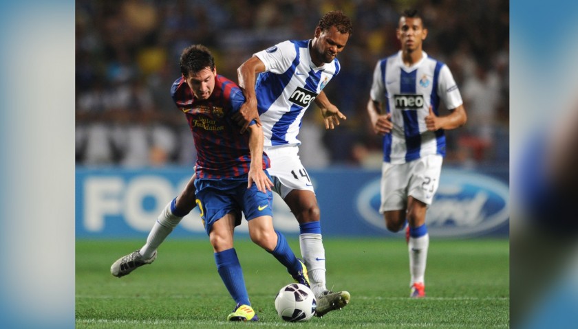 Messi's Barcelona Match-Issue Shirt, UEFA Supercup 2011