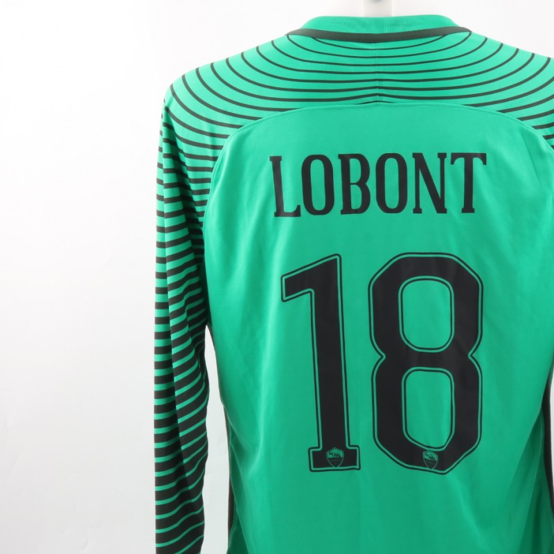 Match worn Lobont shirt, Roma-San-Lorenzo 3/09/16