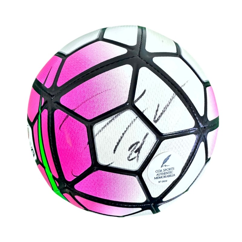 Serie A Replica Match-Ball, 2015/16 - Signed by Dybala and Higuain
