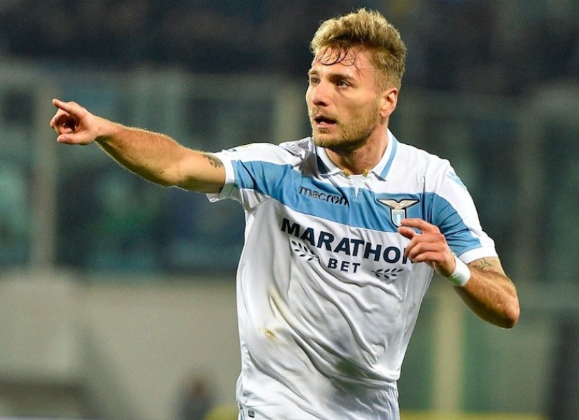 Immobile's Lazio Signed Match Shirt, 2018/19