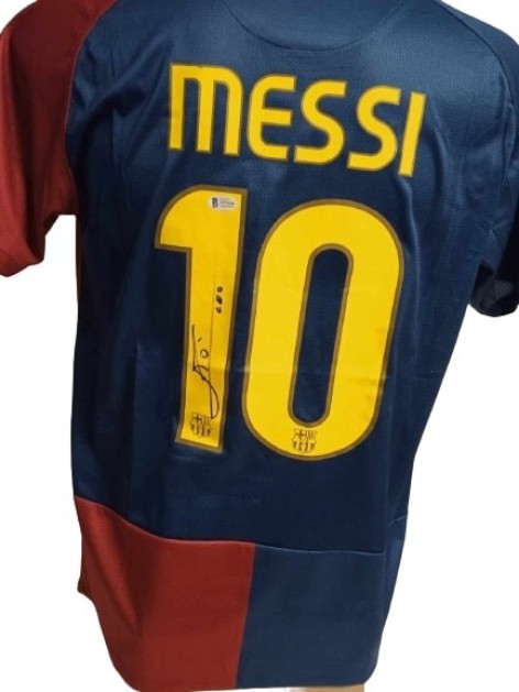 Messi replica Signed Shirt, Barcelona UCL Final Rome 2009 