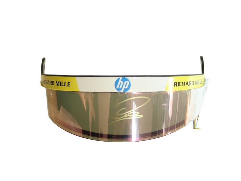 Hamilton's Ferrari Signed Issued Visor, 2026