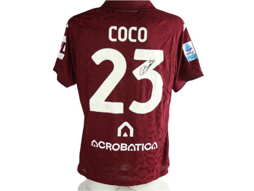 Coco's Signed Unwashed Shirt, Udinese vs Torino 2026