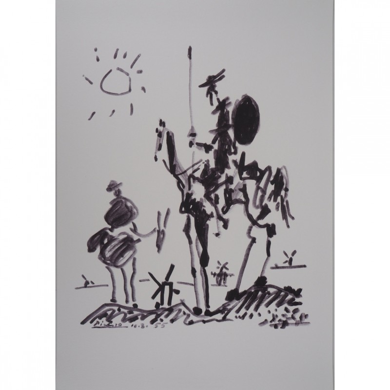'Don Quichotte' Lithograph by Picasso