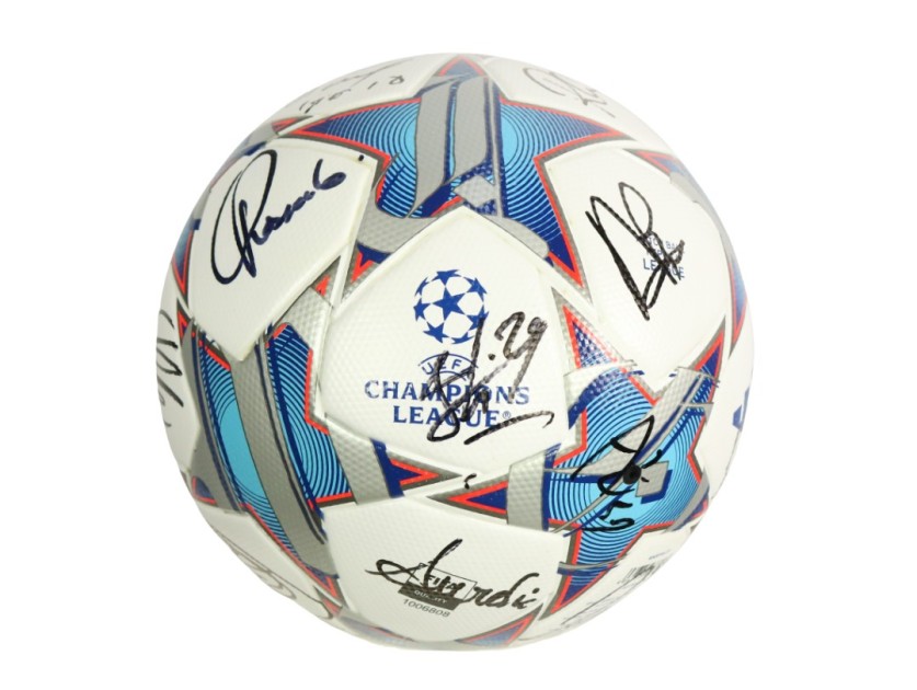 Official Champions League Ball, 2023/24 - Signed by Napoli