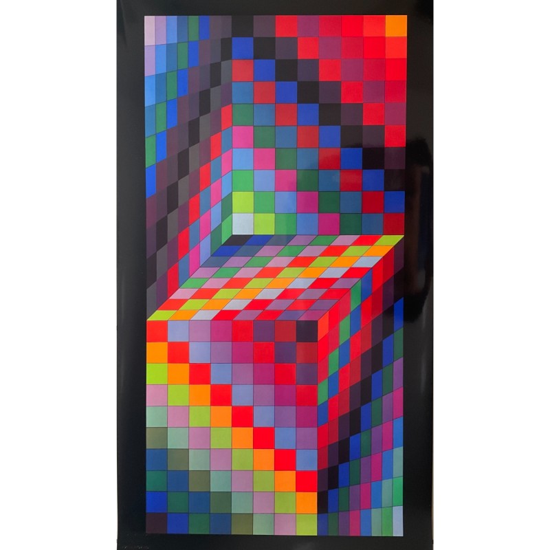 "Axo-77" di Victor Vasarely