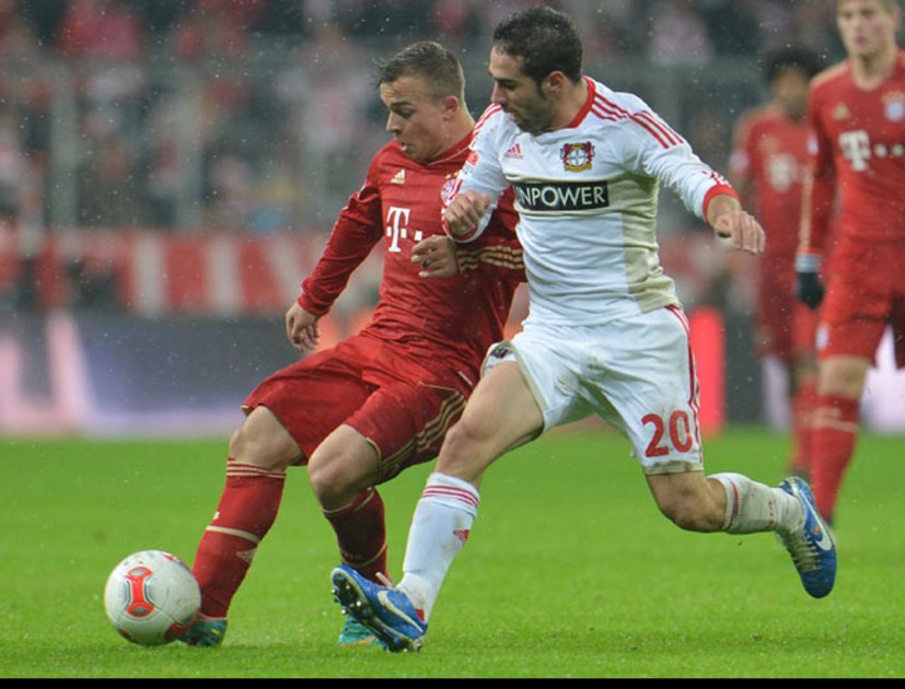 Maglia ufficiale Carvajal Bayer Leverkusen, 2011/12 - Autografata