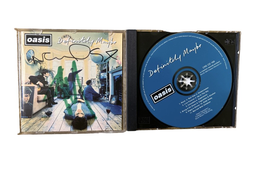 Noel Gallagher of Oasis Signed CD