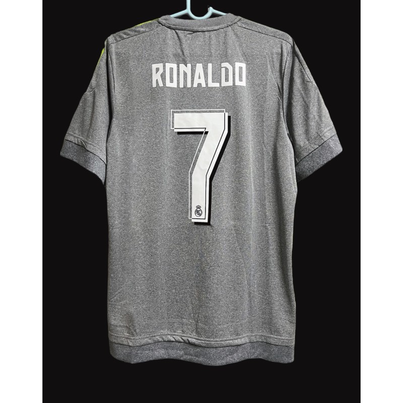 Cristiano Ronaldo‘s Real Madrid 2015/16 Match-Issued Away Shirt