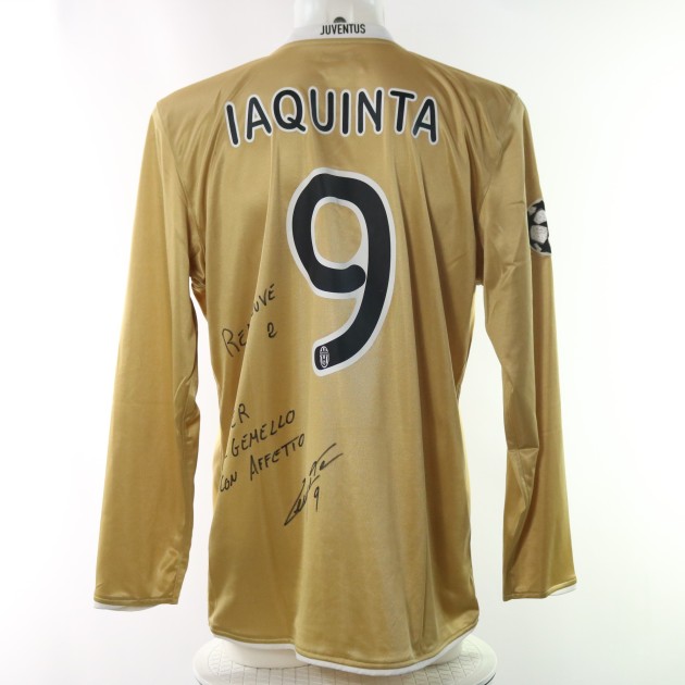 Iaquinta's Juventus Official Signed Shirt, UCL 2008/09