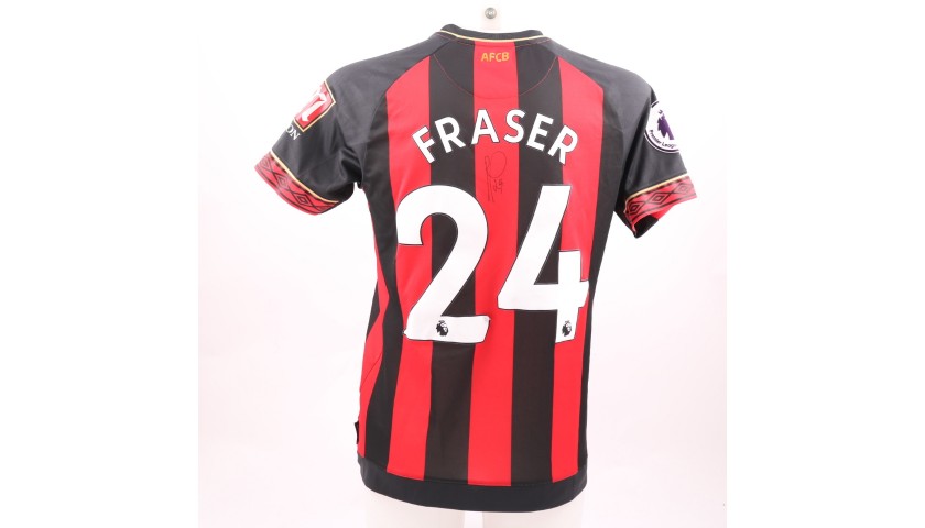 Fraser's AFC Bournemouth Worn and Signed Poppy Shirt