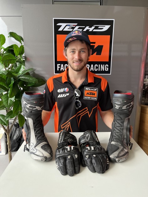 Remy Gardner Signed Race Worn Boots