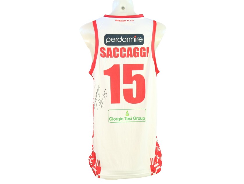 Saccaggi's Signed Unwashed Kit, Estra Pistoia vs Trapani Shark 2024